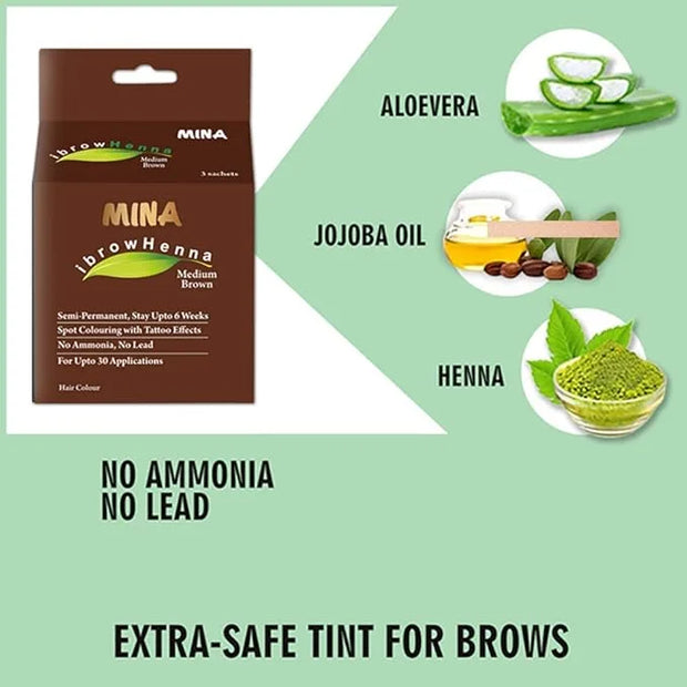 Mina ibrow Hair Color Medium