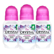 CRYSTAL BODY DEODORANT Roll-On - Unscented Susan G Komen (2.25 fl oz) - 3 Pack - Packaging May Vary - Product Image