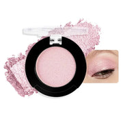 Monochrome Glitter Eyeshadow Makeup Palette, Highly Pigmented Nude Pink Eyeshadow Palette, Shimmer Pressed Powder Eye shad...