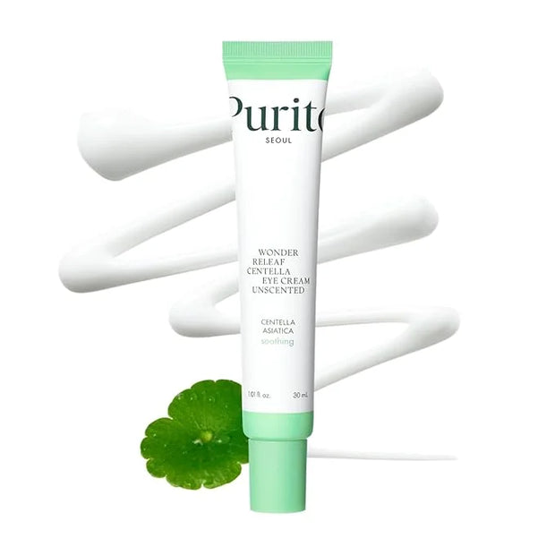 PURITO Centella Unscented Eye Cream, Korean Centella, for Sensitive Skin, Soothing, Facial Eye Cream for face, Dark Circle...