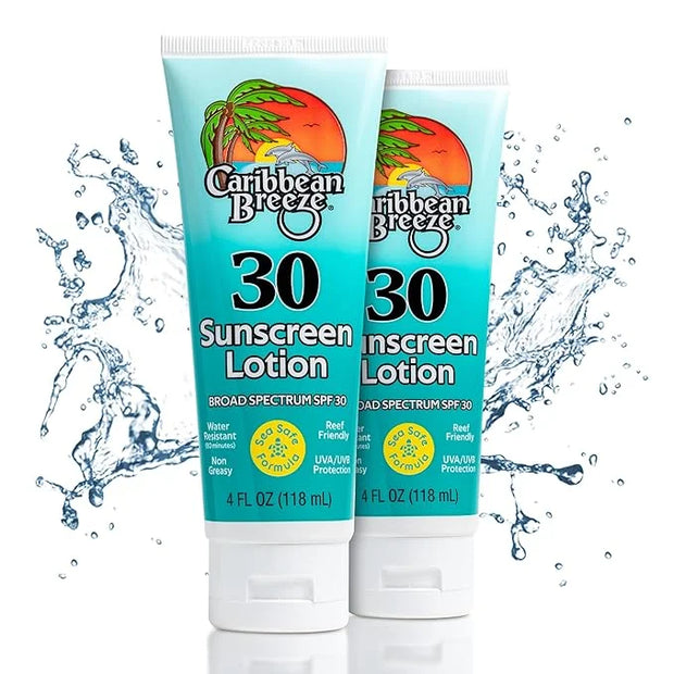 Reef Friendly Sunscreen SPF 30 Lotion, Mango Lime Scent Body Sunscreen Lotion, Rich in Anti Oxidants, Water Resistant Up t...