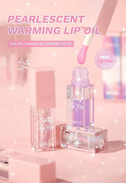 6PCS Color Changing Lip Oil Light Lipgloss Set, Moisturizing Hydrating Lip Glow Oil Lip Gloss Kit High Shine Lip Plumping ...