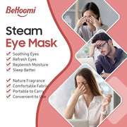 Steam Eye Mask, 10 Packs Heated Eye Mask, Self Heating Disposable SPA Warm Compress for Eyes Sleep Mask, Soothing Moist He...