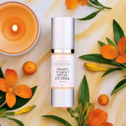 Glimmer Goddess Organic Peptide Eye Serum with Vitamin C – Hydrating & Revitalizing, 1 oz - Product Image