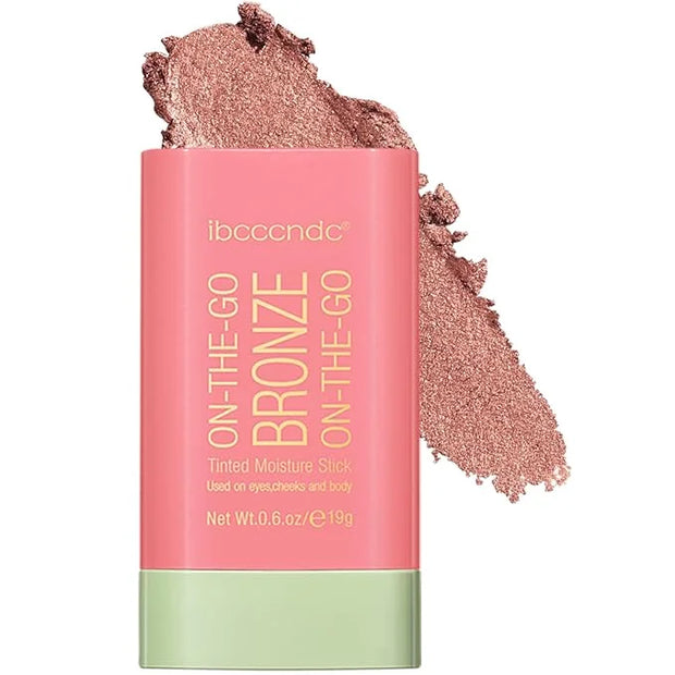 MEICOLY Cream Bronzer Stick, Natural Highlight Contour Makeup,Face Highlighter Stick,Contour Stick Facial Contouring Stick...