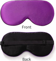 2-Pack 100% Real Natural Silk Eye Mask, Silk Sleeping Mask, Shade Puffy Eye Gift with Adjustable Straps, Sleep Eye Mask, S...