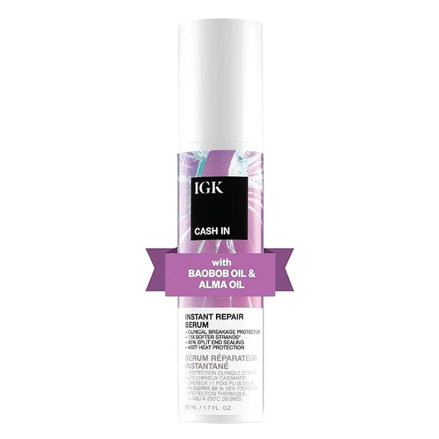 IGK Cash In Instant Repair Serum 50 ml / 1.7 oz - Product Image