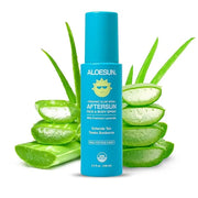 After Sun Face and Body Spray | Organic Aloe Vera Gel with Pure Lavender Essential Oil | Sunburn Relief Natural Aftersun S...