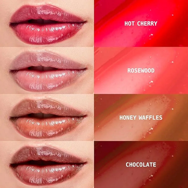 Ruby Kisses Lip Oil Booster, Hydrating Lip Gloss with Nourishing Natural Oil Blend, Jumbo Wand for Easy Application, Non-S...