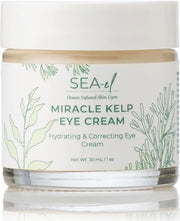 Miracle Sea Kelp Eye Cream Hydrating & Correcting Yerba Mate Caffeine & Hyaluronic Acid for Dark Circles Bags & Puffiness ...