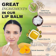 Natural Cherry Lip Balm Bulk, Unlabeled Labels