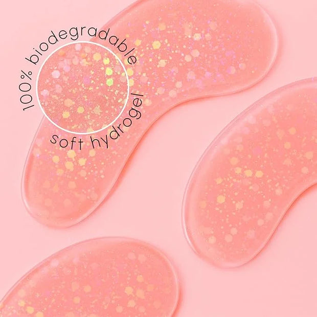 MAREE Pink Eye Gels - Marine Collagen Under Eye Patches for Puffy Eyes and Dark Circles - Undereye Mask Patches for Women ...
