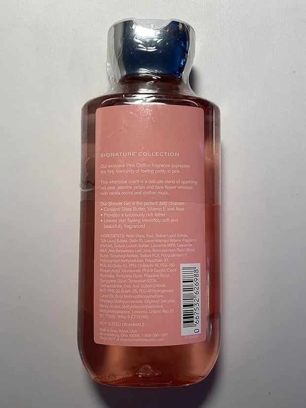 Bath & Body Works Pink Chiffon 10.0 oz Shower Gel - Product Image