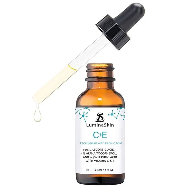 Vitamin C Face Serum Vitamin CE Serum with Ferulic Acid for Women Vitamin E and Ferulic Serum Skin Care - Vitamin C Serum ...