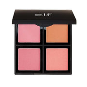e.l.f. Cosmetics Powder Blush Palette, Four Blush Shades for Beautiful, Long-Lasting Pigment, Light - Product Image