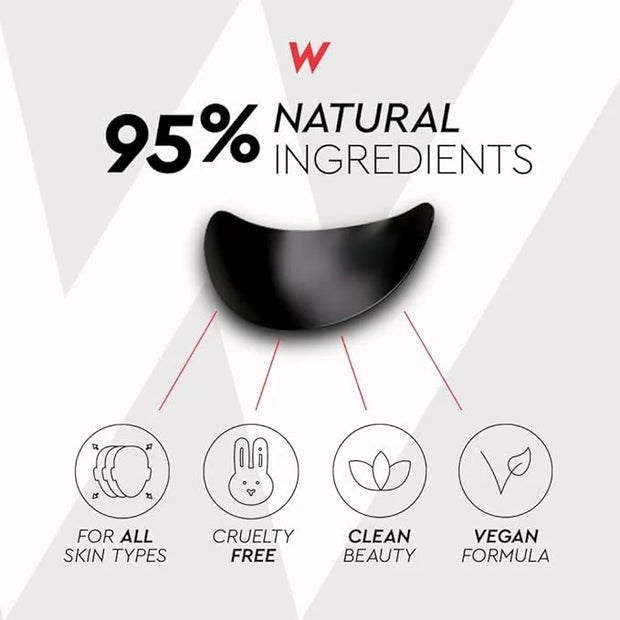 Wolf Project Under Eye Patches (5 pairs) For Dark Circles, Puffy Eyes, and Wrinkles - With Caffeine, Vitamin C and Peptide...