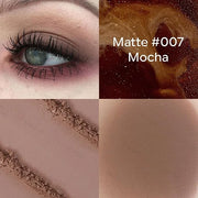 KYDA Single Matte Eyeshadow, Coffee Brown Shade, Ultra-fine Lightweight Powder, Multiuse Blendable Formula, Daily Matte Ey...