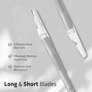 Face Razors for Women, Dermaplane Razor for Women Face, Eyebrow Razor, Facial Razors, Dermaplaning Tool, Reusable Metal Ha...