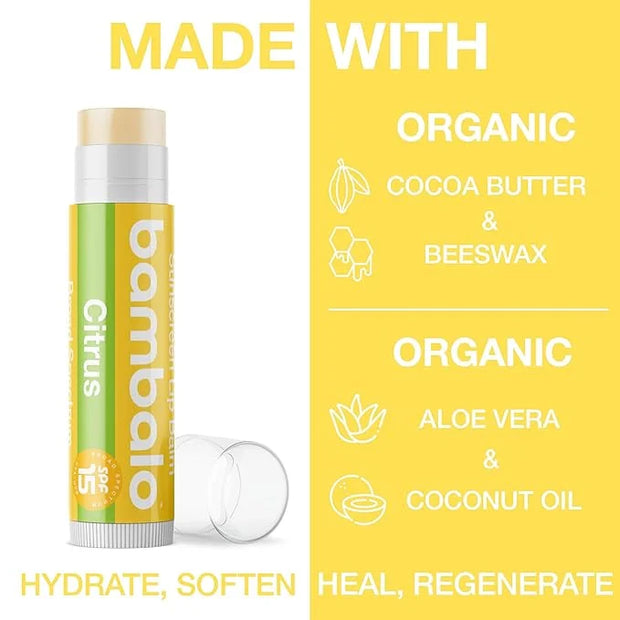 4-Pack Citrus SPF 15 Lip Balm