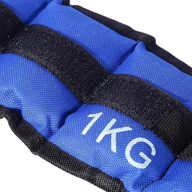 2x 1kg/2.2lb Wrist Ankle Weights for Women - Product Image