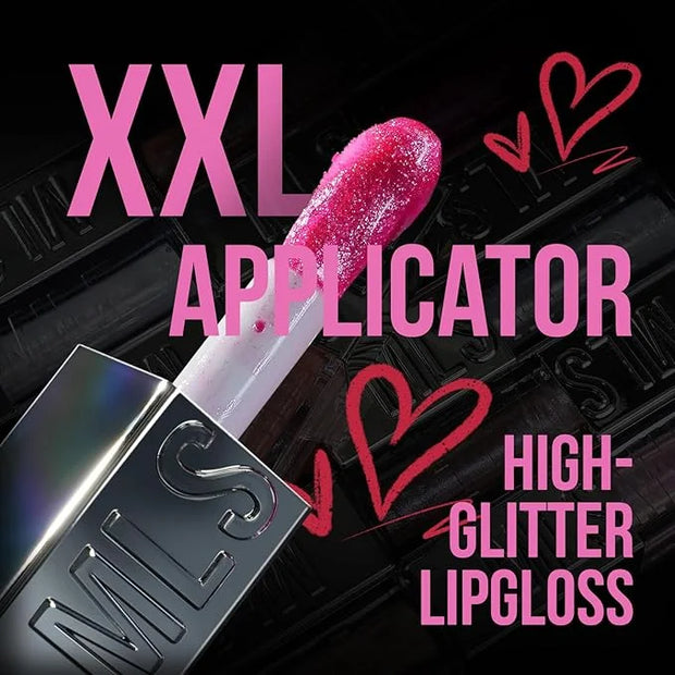 Mirror Glitter Lipstick, Sparkling Shimmer High Pigment Waterproof Long Lasting Lip Gloss, Shimmer Moisturizer Lip Gloss, ...