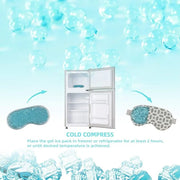 ZNÖCUETÖD Bundle of Cooling Face Mask Ice Face Mask for Puffy Face and Microwaveable Heat Eye Mask for Dry Eyes, Puffy Eye...