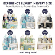 Terra Pure Spa Collection Amenity & Accessory Kit |1 oz Travel Size Shampoo, Conditioner, Lotion, Body Wash, 2 Soap Bars, ...