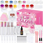 JCOOS Lip Gloss Making Kit, Lip Gloss Set for Teens Lip Kit Fun DIY Lipgloss Making Kit, Diy Lip Balm Kit Make Your Own Li...