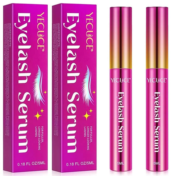 Eyelash Growth Serum - 2 Packs Eyelash Serum to Grow Lashes, Lash Serum for Eyelash Growth to Boost Thicker, Fuller, and L...