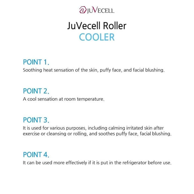 JUVECELL Ice Roller for Puffiness, Face & Eyes Cooler Facial Roller to Press Serums, Cream and Oil Into Skin, Massager Ski...