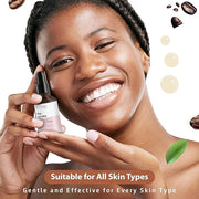 The nordea - 5% Caffeine Serum Angelica - Anti-Aging Eye Serum for Dark Circles, Puffiness and Wrinkles - Caffeine Eye Ser...