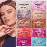REVLON Super Lustrous Glimmer Gloss, Non-Sticky Lip Gloss, High-Shine Finish, Plant-Based Glitter, 003 Lavender Lust, 0.13...