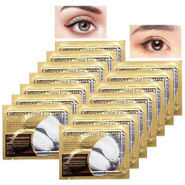 Jakuva Under Eye Patches 30PCS Pairs Collagen Eye Masks Eye Patches for Dark Circles and Puffy Eyes, Reduce Wrinkles, Gel ...