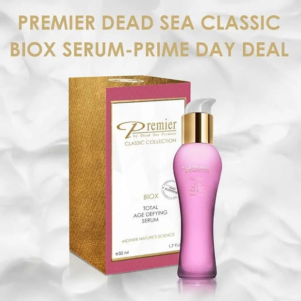 Premier Dead Sea Classic BIOX SERUM and BIOX EYE CREAM Total Age Treatment, Anti-Age, anti-wrinkle, anti-expression marks ...