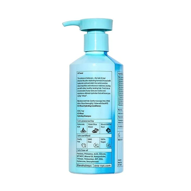 Eva NYC H2-Whoa Hydrating Shampoo, Inflused with Hyaluronic Acid and Voilet Rice Water, 8.8 fl oz - Product Image