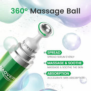 BAOVERI 5% Caffeine Eye Serum. Caffeine Eye Cream with 360° Massage Ball Reduce Wrinkles and Fine Lines, Bags under eyes -...
