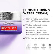 L'Oreal Paris Revitalift Moisturizer, Hyaluronic Acid Water Cream with Ceramides, Deeply Hydrating, Fragrance Free 1.7 oz ...
