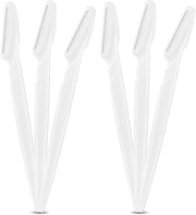 16 Pcs White Eyebrow Razor, Face Razors Multipurpose, Facial Razors for Women Men, Eyebrow Trimmers Shaver with Protective...
