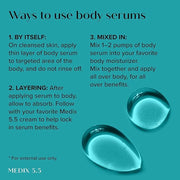 MEDIX 10% Glycolic Acid + Lactic Acid Leave-On Exfoliating Body Gel | AHA Exfoliant Body & Face Serum Refines + Softens Dr...
