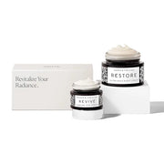 Naked & Thriving The Retinol-Alternative Duo | Restore Ultra-Rich Night Cream (50mL) + Revive Firming Eye Cream (15mL) wit...