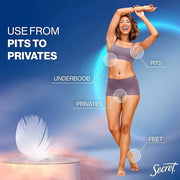 Secret Whole Body Deodorant Cream for Women, Unscented, Aluminum Free Deodorant Cream, 72 HR Odor Protection, 3.0 oz - Pro...