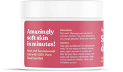 ASUTRA Dead Sea Salt Essential Oil Body Scrub Exfoliator (Sensual Rose), 16 oz - Ultra Hydrating, Gentle, & Moisturizing -...