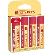 Burt's Bees Lip Balm - Pomegranate, Lip Moisturizer With Responsibly Sourced Beeswax, Tint-Free, Natural Origin Conditioni...