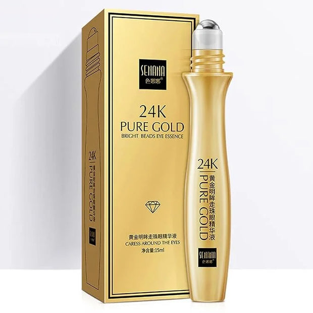 24K Gold Anti-Wrinkle Smoothing Under Eye Cream for Dark Circles, Puffiness, Eye Bag, Anti Aging Correxion Line Daily Crea...