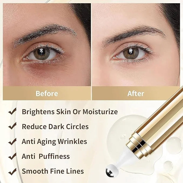 Advanced Caffeine Eye Serum 5% Eye Bag Reducer Under Eye Treatment for Dark Circles and Puffiness Eye Care Caffeine Soluti...