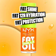 NYX PROFESSIONAL MAKEUP Fat Oil Chillz, Moisturizing, Shiny and Vegan Tinted Lip Gloss - Citrus Chiller (Sheer Orange) - P...