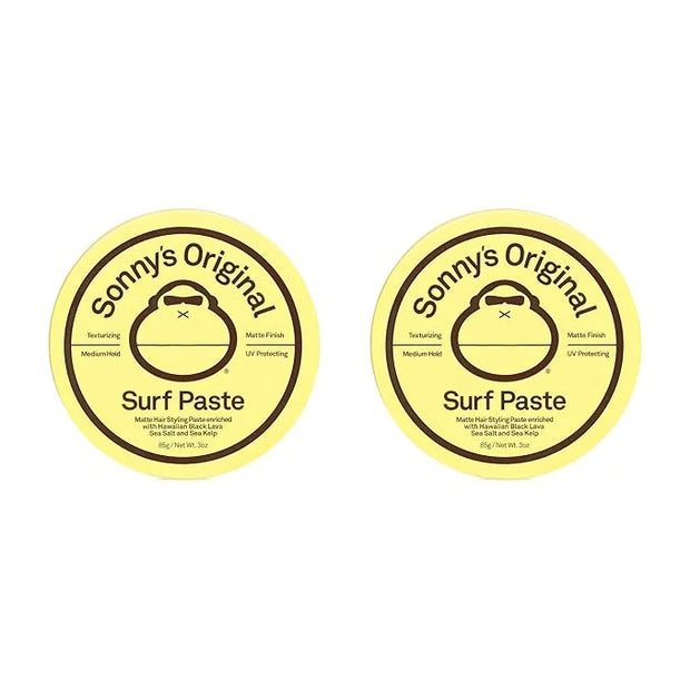 Sun Bum Sun Bum Texturizing Surf Paste Vegan and Cruelty Free Sea Salt Matte Styling Pomade for Men and Women 2 Pack - Pro...