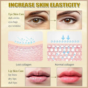 30Pcs Lip Mask Under Eye Masks Patches,Crystal Collagen Hydrating Moisturizing Smoothing Lips Gel Pads for Puffy Eyes Bags...