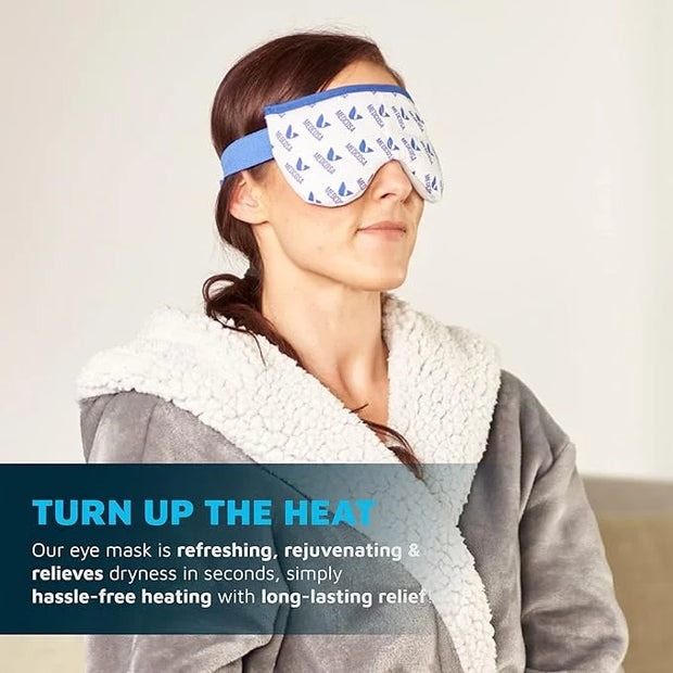 Eye Mask for Dry Eyes | Warm Eye Compress | Natural Heat Eye Mask for Styes, Blepharitis, Tired Eyes & More by Medcosa - P...