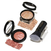 LAURA GELLER NEW YORK Blush-n-Glow Kit (3 PC): Baked Balance-N-Glow Illuminating Powder Foundation, Fair + Retractable Kab...